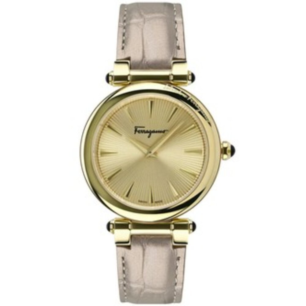 Salvatore Ferragamo, Swiss Made, 2 piece strap